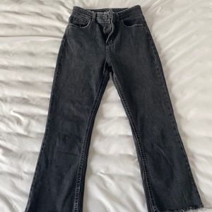 Urban outfitters BDG Black crop kick jeans